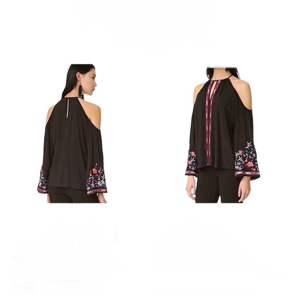 Parker Adelise Blouse in Black - Picture 2 of 7